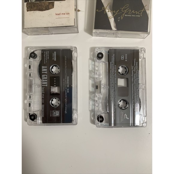 2 Amy Grant Cassettes - Lead Me On 1988 & Behind the Eyes 1997 - Picture 5 of 9
